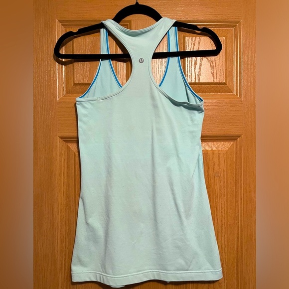 Lululemon Women's Racerback Tank Top Baby Blue No tags just measurements - Picture 1 of 10